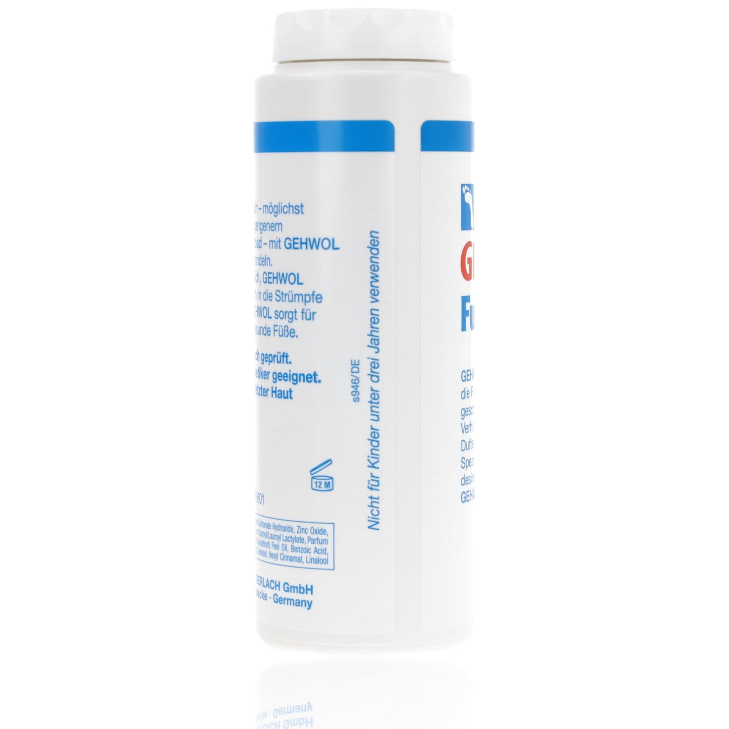 Gehwol Foot Powder Odourless Antibacterial Talc 100Gm Prevents Atheletes Foot Can Be Used for Feet Shoes & Socks